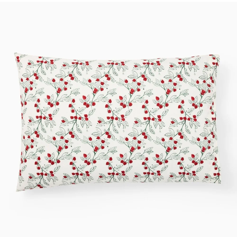 West Elm Pomegranate Percale King Pillow Case (Set of 2)
